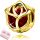  Charms medál Rose SILVER GOLD BEAD BEAD