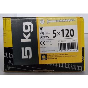 ASZTALOS CSAVAROK FÁHOZ 5x120 KÚPOS 5kg!!!