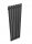  MC 662 W-os vizes fürdőszobai radiátor 570 x 1350 mm, 1550 mm fekete