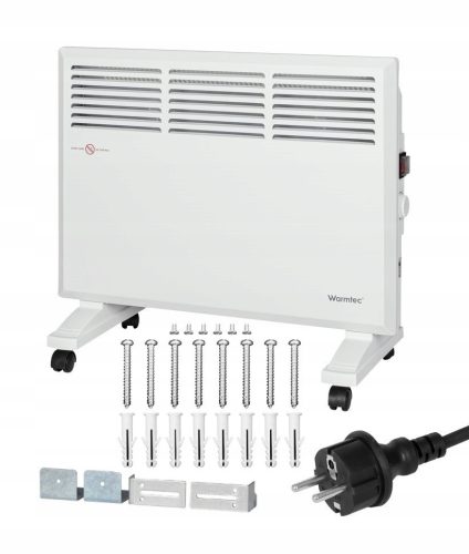 Warmtec 1500 W-os fehér konvektoros fűtőtest