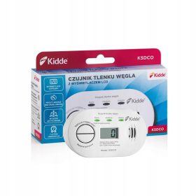   Intelligens otthon érzékelő - Kidde K5DCO szén-monoxid érzékelő kijelzővel