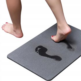   Fürdőszoba szőnyeg - DIATOMIT FÜRDŐSZOBA Szőnyeg GYORSAN SZÁRADÓ 60x40