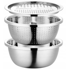 Konyhai szűrő - Kamille rozsdamentes acél szűrőkészlet