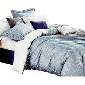   Ágyneműhuzat szett - Ágyneműgarnitúra pamut szatén paplan 160cm x 200 párna 70x80cm 3 részes