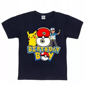   Gyerek póló - Gyerek T -piró a Pikachu Pokemon 8. születésnapjára