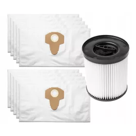    Szintetikus porszívótáska Zsákok Parkside PWD-hez 10 db + SZŰRŐ 11 db.