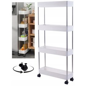 Mobil konyhaszekrény a kerekeken könyvespolcon 4