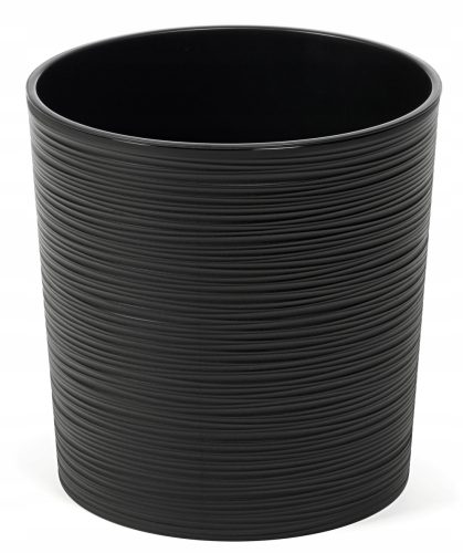 Virágcserepek - Lamela Malwa Dłuto virágcserép 30 x 30,5 cm fekete