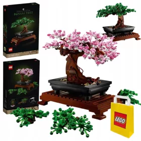    LEGO ICONS 10281 Bonsai Tree + VP papírzacskó LEGO 6315792 Közepes