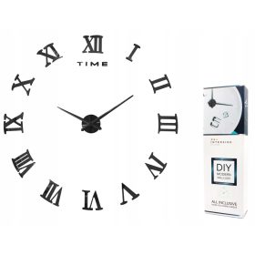 Óra - BELSŐ falióra fekete 130cm