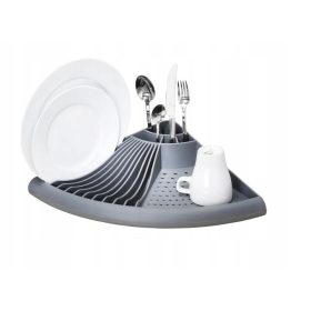   Edény szárító - Érrendszeri szárító, sarokcsatorna tálcával