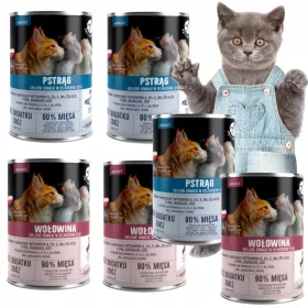   Konzerv macskáknak - Whiskas felnőtt marhahús és sárgarépa 14 kg
