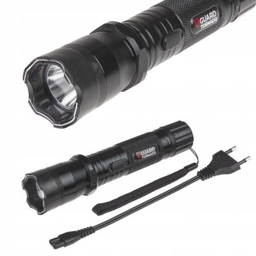 Elektromos sokkoló - Zseblámpa őr tornádóval (YC-1101) kábító pisztoly