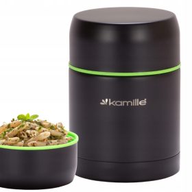   Termosz, hőtároló - Vacsora termosz Kamille KM 0,5 l fekete