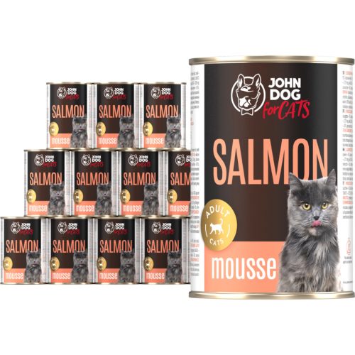  John Dog for Cats nedves táp lazac 0,4 kg