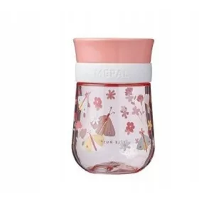    Mepal Mio Flowers & Butterflies edzőcsésze 300 ml rózsaszín
