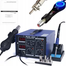    2 az 1-ben forrasztópáka (meleg levegő és hegy) WEP 740 W