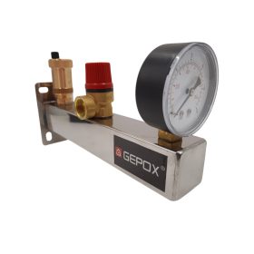    ROZSDAMENTES ROZSDAMENTES BIZTONSÁGI CSOPORT MELEG VÍZHEZ 6 BAR INOX