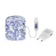 Kültéri karácsonyi világítás - Lámpák huzal 200 LED mikro usb 3 színek