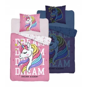 Ágynemű ragyog a sötétben 140x200 Unicorn