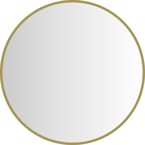 Fürdőszoba tükör - Üvegajtós fali tükör 80 cm arany