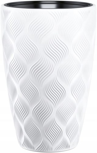  Forma-műanyag virágcserép 48 cm x 29 x 48 cm átmérő 29 cm műanyag fehér
