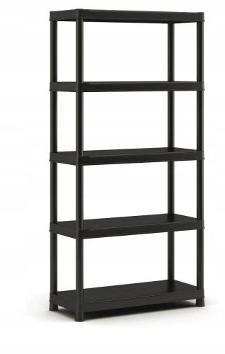  KIS R54620 polc 90 x 182 x 45 cm fekete