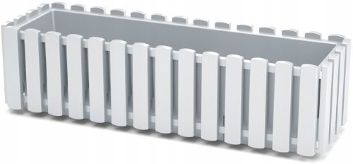  Prosperplast virágcserép 58 cm x 18 x 16,2 cm átmérőjű 10 cm műanyag fehér