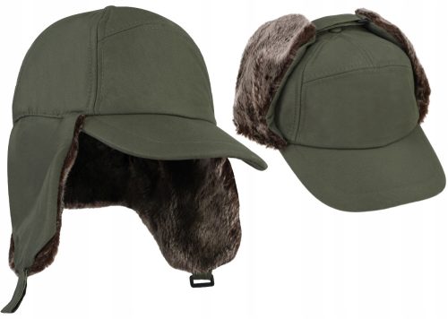 Vadászsapka, sapka - FÉRFI TÉLI SAPKA FOX TREPPER OLIVE