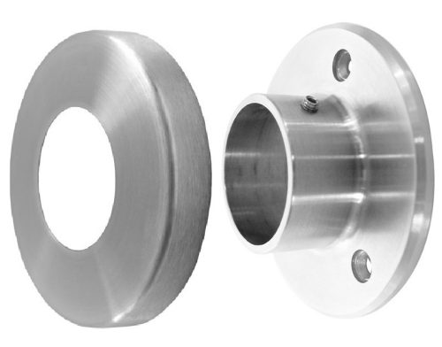 Kapaszkodó a lépcsőhöz - Falgallér egy hernyóval Ø42,4 mm, vágás