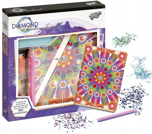 Kreatív készlet - Diary Diamond notebook hímző mozaik mandala