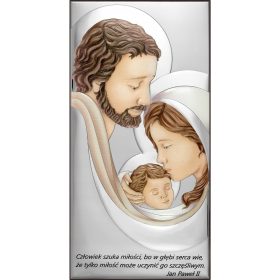   Emlékkép - Esküvői ajándéktárgy évfordulója köszönöm Szent Family ajándék gravírozással