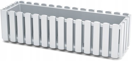  Prosperplast virágcserép 58 cm x 18 x 16,2 cm átmérő 10 cm műanyag fehér