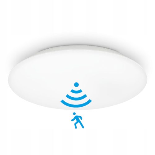 Lámpa lámpa LED Plafon IP44 18W mozgásérzékelővel