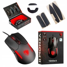    PANTHERISE VENOM II GAMING MOUSE RGB MINECRAFT 12400DPI lejátszók 20 millió kattintás