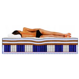 Matrac MEDI 100x200 DOUBLE HARD 2xkókusz zseb H5