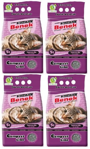 Alom nyulaknak és kis rágcsálóknak - Super Benek kompakt levendula 4x5l macska kavics