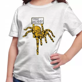   Gyerek póló - Tarantula gyermekek t -pirek pók ölelések xs