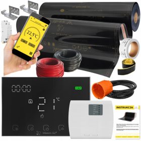    Mission Air SET Fólia fűtőszőnyeg INFRAVÖRÖS 100cm I 28m² 160W/m² PTC