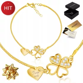    NŐI 585-OS ARANY KARKÖTŐ, LÓHERE LÁNC, VÉSZES, AJÁNDÉKBA A FELESÉGÉNEK