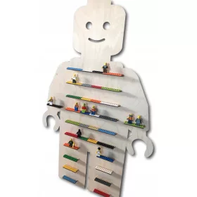  Polc a gyerekszobába - Nagy polc az emberek figuráknak, minifiguráknak, 90 cm -re