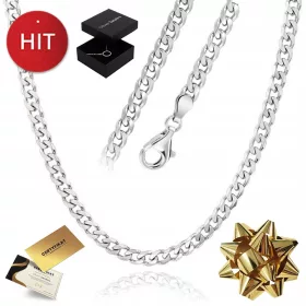    FÉRFI EZÜST NYAKKÉC, PANCERKA LÁNC, 925, AJÁNDÉK A FÉRFI APUKÁNAK