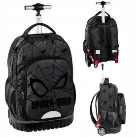    SPIDERMAN ISKOLA HÁTIZSÁK KEREKEN PÓKEMBER NAGY FEKETE SZILÁRD