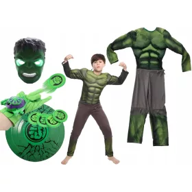 Fiú jelmez - Jelmez álruhás hulk monster mutáns 122/128