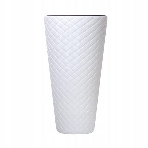  Prosperplast virágcserép 30 cm x 30 x 55 cm átmérőjű 30 cm műanyag fehér