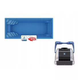 PLAST-POL téglalap alakú medence 760 x 320 cm