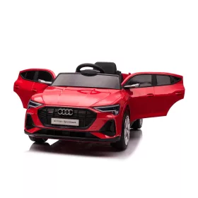   Elektromos játékautó - Audi e-tron 4x4 bőr bőr, lágy kerekek találat!