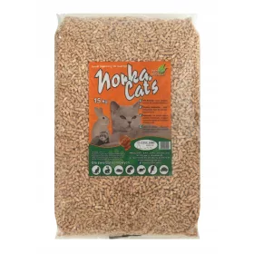   Alom nyulaknak és kis rágcsálóknak - Pellet alom, fa aljzat macskáknak, 15 kg