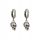  Elegáns GOTHIC ezüst SKULL ezüst fülbevaló