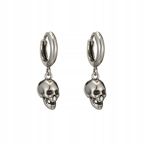  Elegáns GOTHIC ezüst SKULL ezüst fülbevaló